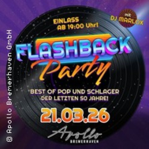 Flashback Party - BREMERHAVEN - 21.03.2026 19:00