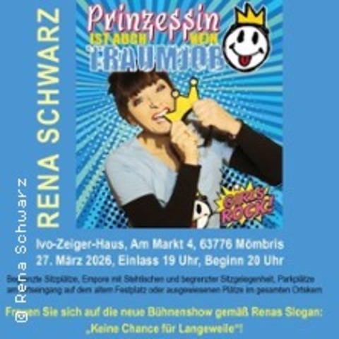 Rena Schwarz -Feinstes Kabarett - M�MBRIS - 27.03.2026 20:00
