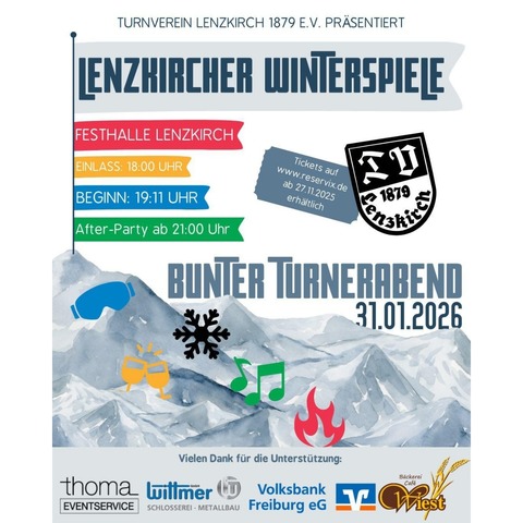Bunter Turner Abend 2026 - Lenzkircher Winterspiele - Lenzkirch - 31.01.2026 19:11