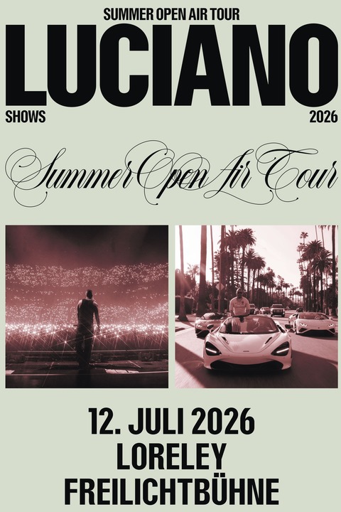 LUCIANO - Summer Open Air Tour - St. Goarshausen - 12.07.2026 20:00