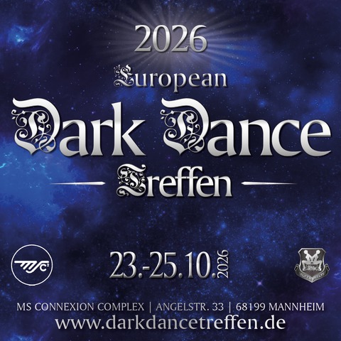 European Dark Dance Treffen - Tagesticket Samstag 24.10.2026 - Mannheim - 24.10.2026 15:00