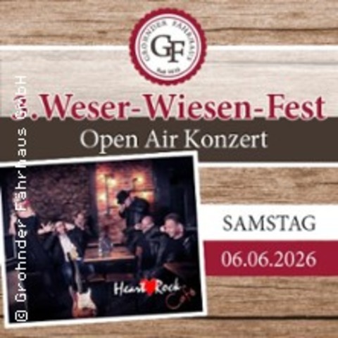 Open-Air-Konzert - 3. Weser-Wiesen-Fest - EMMERTHAL - 06.06.2026 19:00