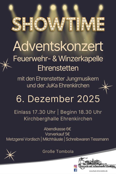 Feuerwehr- und Winzerkapelle Ehrenstetten - Ehrenkirchen - 06.12.2025 18:30