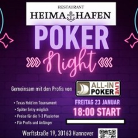 Poker Night - HANNOVER - 23.01.2026 18:00