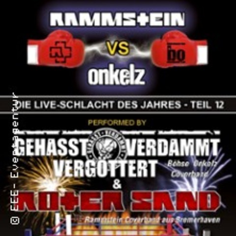 Roter Sand, Gehasst Verdammt Vergttert - Rammstein vs Onkelz - Teil 12 - Paderborn - 28.03.2026 20:30