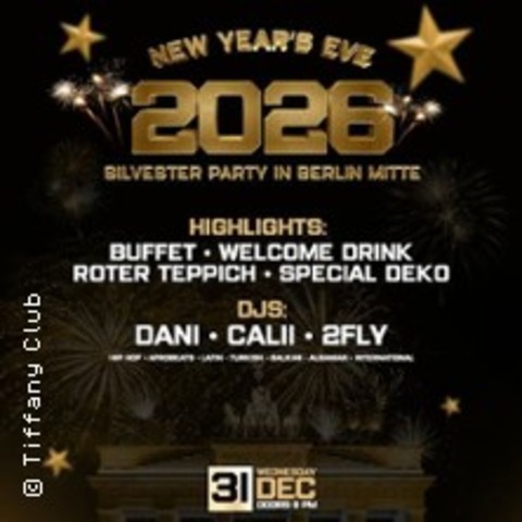 NYE 2026 - Silvester Party - BERLIN - 31.12.2025 21:00
