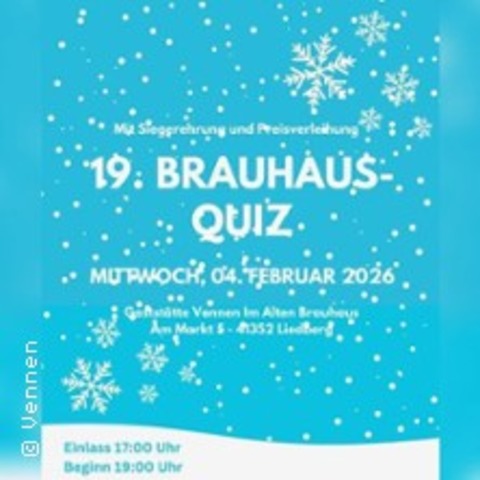19. Brauhaus-Quiz - KORSCHENBROICH-LIEDBERG - 04.02.2026 19:00