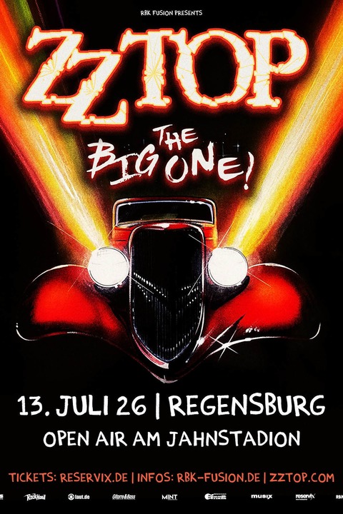 ZZ TOP - The Big One! - Early Entry Package - Regensburg - 13.07.2026 19:00
