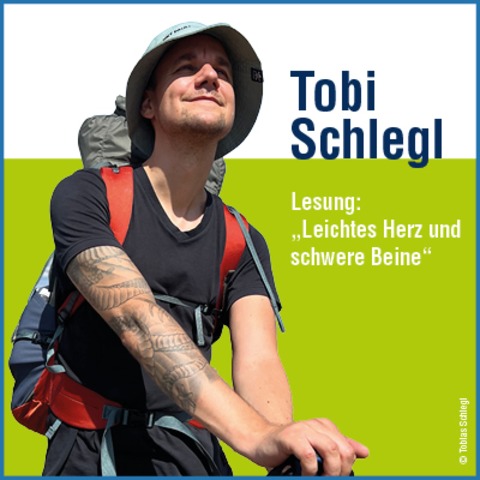 Ein Abend mit Tobi Schlegl und seinem Buch „Leichtes Herz und schwere Beine“ - Hildesheim - 27.03.2026 18:30