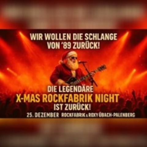 Die legendre X-Mas Party - BACH-PALENBERG - 25.12.2025 21:00