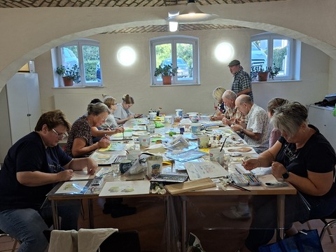 Workshop: „Faszination Aquarell“ - ein Spiel von Fl�chen, Linien und Farben - Altlandsberg - 27.06.2026 15:00