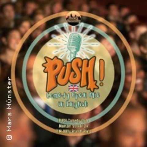 Push! Comedy Community Open Mic (english) - FRANKFURT AM MAIN - 04.02.2026 19:30