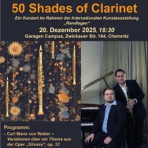 50 Shades of clarinet - CHEMNITZ - 20.12.2025 18:30