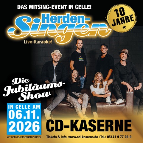 Herdensingen - Die Jubil�umsshow - Celle - 06.11.2026 20:00