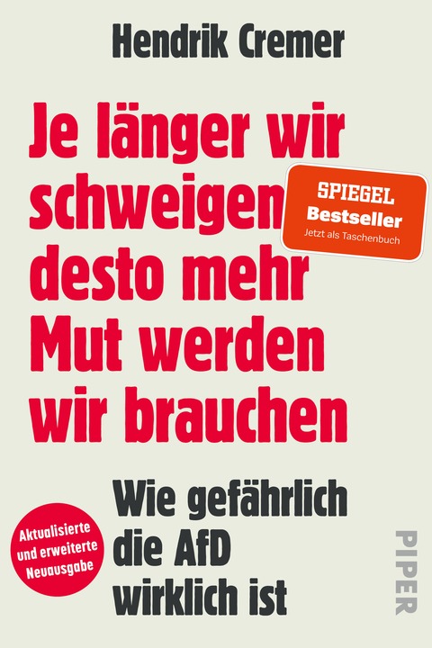 Lesung und Gespr�ch | Hendrik Cremer | Je l�nger wir schweigen, desto mehr Mut werden wir brauchen. - T�bingen - 08.01.2026 19:00