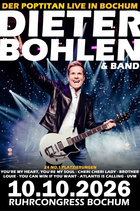 Dieter Bohlen & Band - DER POPTITAN LIVE IN BOCHUM - Bochum - 10.10.2026 20:00