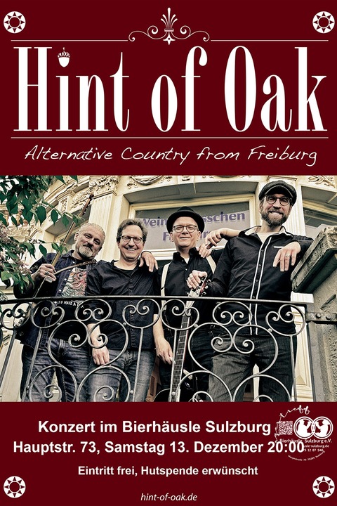 Hint of Oak - Sulzburg - 13.12.2025 20:00