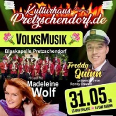VolksMusik 2026 - KLINGENBERG OT PRETZSCHENDORF - 31.05.2026 13:00