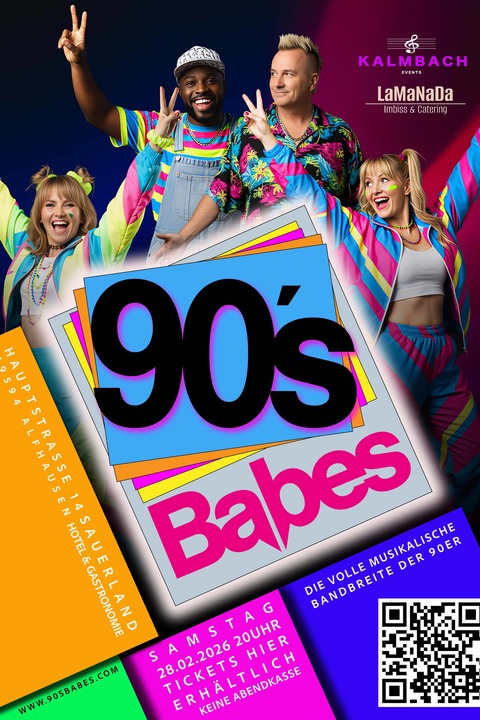 90s Babes - Die ultimative 90er Party Nacht - Alfhausen - 28.02.2026 20:00