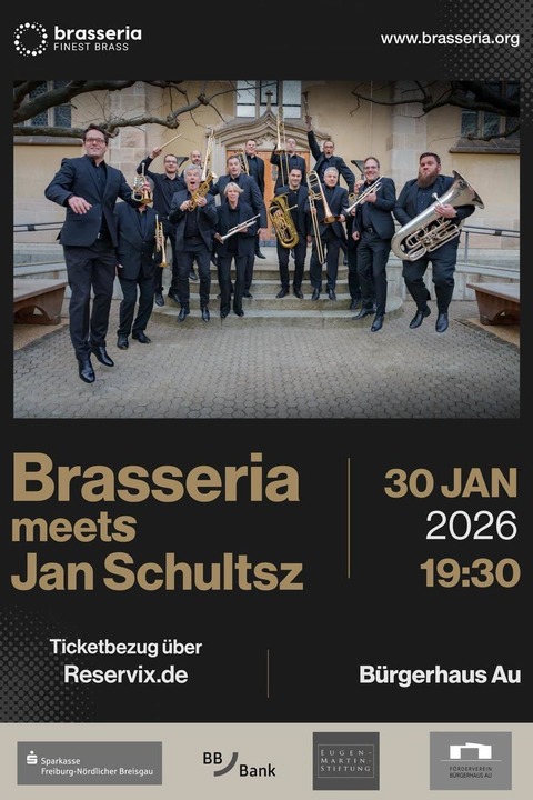 Brasseria meets Jan Schultsz - Brasseria finest Brass - Au - 30.01.2026 19:30