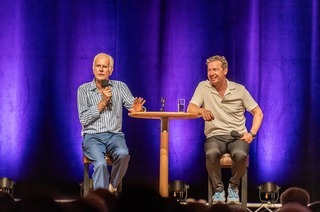 Harald Schmidt schwtzt mit Bernd Gnann