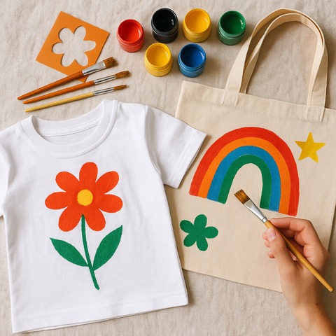 Workshop f�r Gro� & Klein: Textilpainting - mit Tanja Grundentaler - Altlandsberg - 14.02.2026 15:00