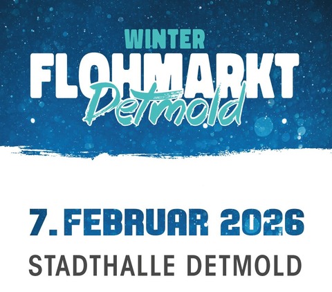 Winterflohmarkt in der Stadthalle Detmold - Winterflohmarkt Februar - Detmold - 07.02.2026 08:00