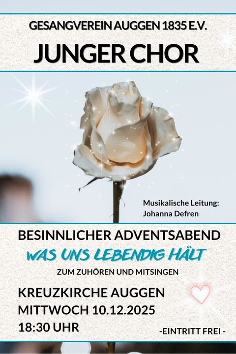 Junger Chor Auggen & Gesangverein Auggen - Auggen - 10.12.2025 18:30