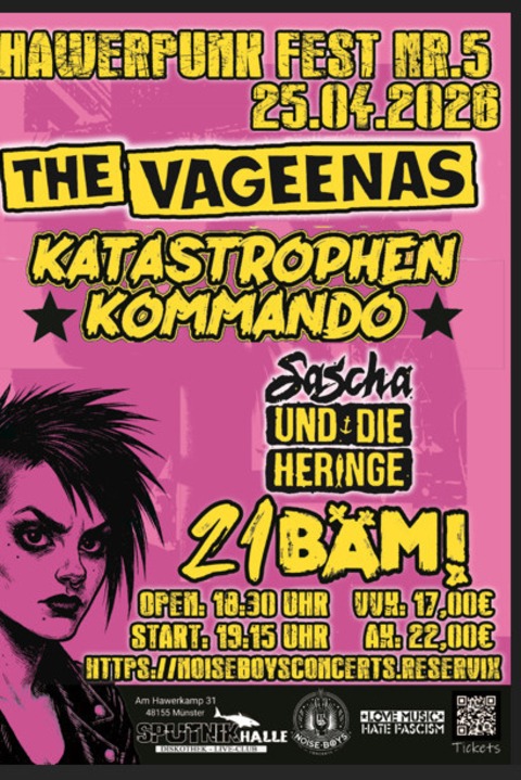 Hawerpunk Fest 5 - M�nster - 25.04.2026 19:15
