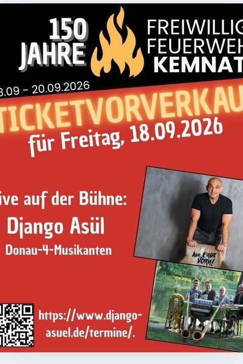 Kabarett trifft Wirtshausmusi - Django As�l + Donau4Musikanten - Burtenbach - Kemnat - 18.09.2026 20:00