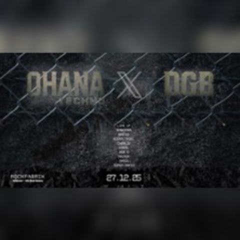 Ohana Techno X DGB Events - BACH-PALENBERG - 27.12.2025 22:00
