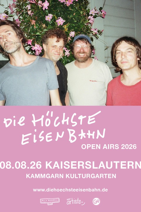 Die H�chste Eisenbahn - Open Airs 2026 - Kaiserslautern - 08.08.2026 19:30