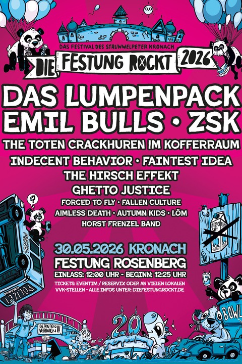 DIE FESTUNG ROCKT 2026 - Kronach - 30.05.2026 12:25