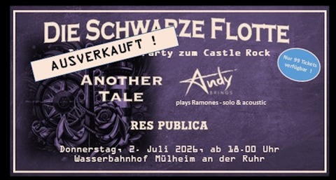 Castle Rock 2026 - Schwarze Flotte - M�lheim an der Ruhr - 02.07.2026 18:00