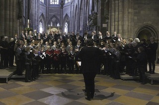 Zu Festlicher Chormusik zum Advent laden die Chre der Freiburger Dommusik ins Freiburger Mnster