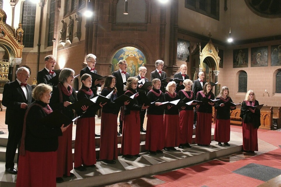 Das Vokalensemble Capella Cantorum Freiburg bendet sein Jubilumsjahr in der Freiburger Johanneskirche - Badische Zeitung TICKET