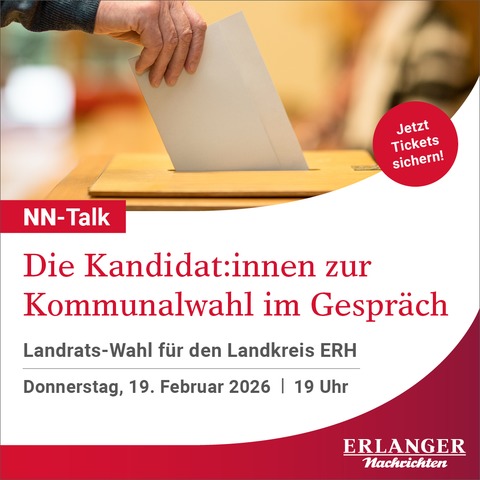 NN-Talk | Die Kandidat:innen zur Kommunalwahl im Gespr�ch - Erlangen - 19.02.2026 19:00