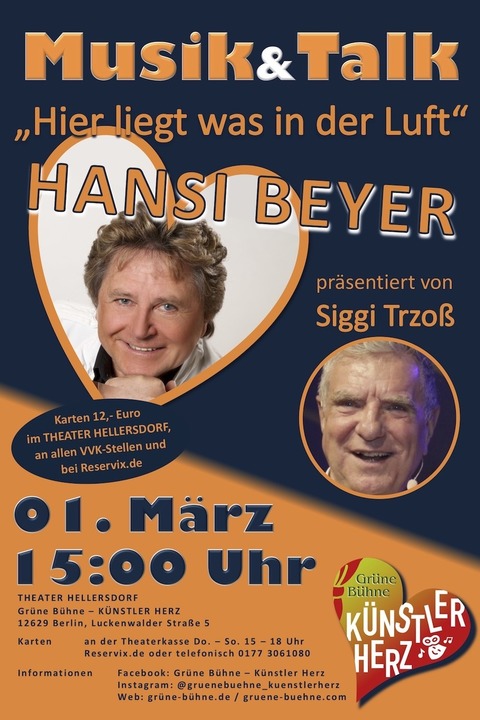 Musik und Talk - Berlin - 01.03.2026 15:00