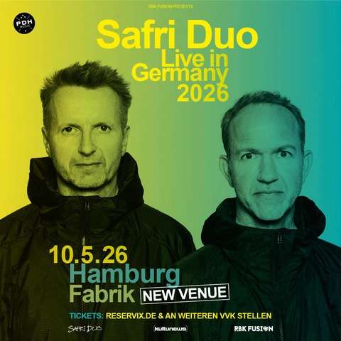 Safri Duo - Live in Germany 2026 - Hamburg - 10.05.2026 20:00