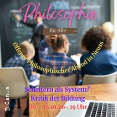 Das B�se denken. Warum wir Krimis lieben - Philosophie f�r Alle - NEUSS - 19.03.2026 19:00