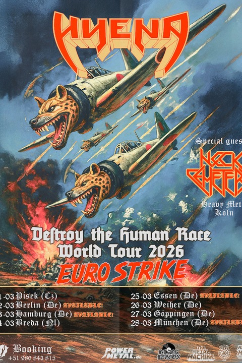 HYENA - Destroy The Human Race - World Tour - Euro Strike 2026 - Mrlenbach - 26.03.2026 20:00