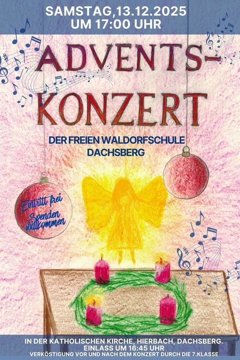 Adventskonzert der Waldorfschule Dachsberg - Dachsberg - 13.12.2025 17:00