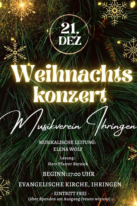 Musikverein Ihringen - Ihringen - 21.12.2025 17:00