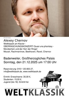 Weltklassik am Klavier - Badenweiler - 21.12.2025 17:00
