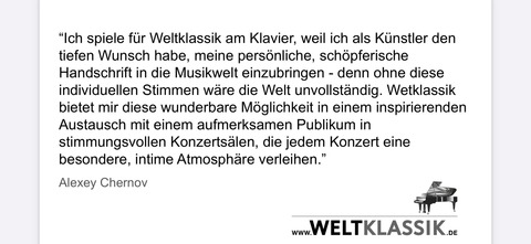 Weltklassik am Klavier - Badenweiler - 21.12.2025 17:00