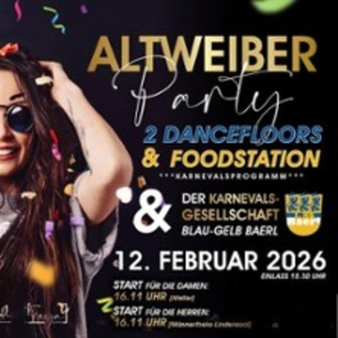 Altweiber Party - DUISBURG - 12.02.2026 16:00