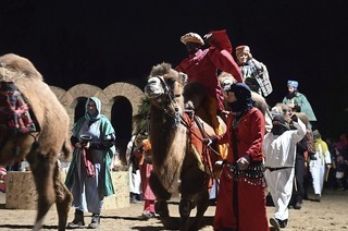 Auf dem Freiburger Mundenhof wieder das traditionelle Krippenspiel statt
