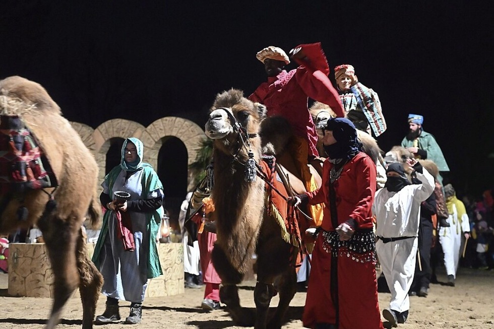 Auf dem Freiburger Mundenhof wieder das traditionelle Krippenspiel statt - Badische Zeitung TICKET
