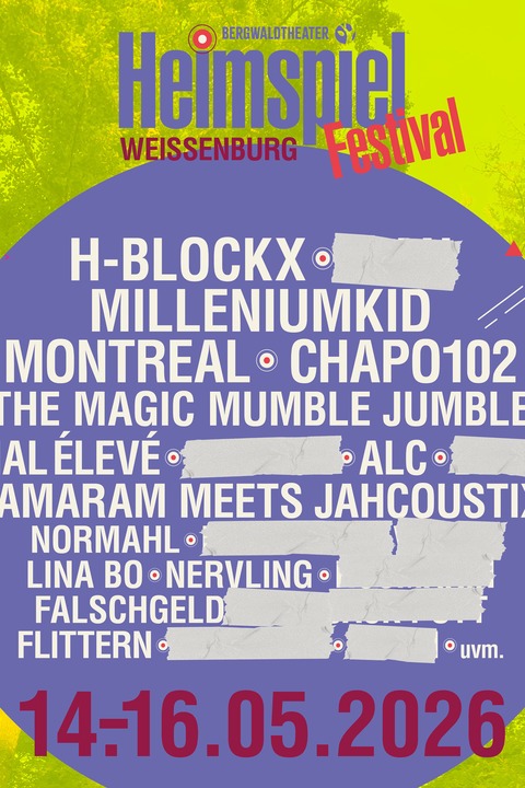 Heimspiel-Festival - Full Weekend Ticket - Wei�enburg in Bayern - 15.05.2026 17:00