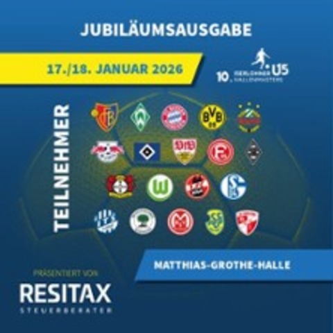 10. Iserlohner U 15 Hallenmasters - ISERLOHN - 17.01.2026 10:00